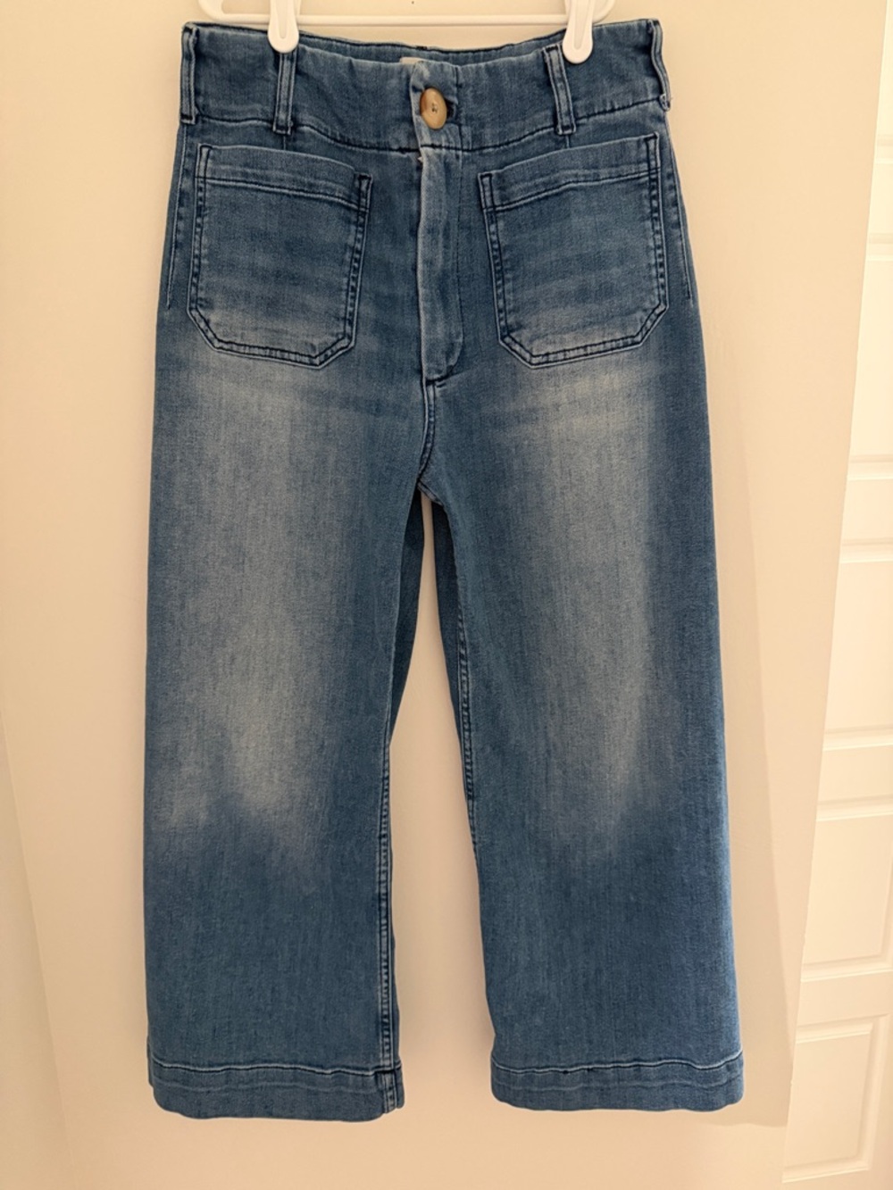 Maeve Light Blue Wide Leg Jeans